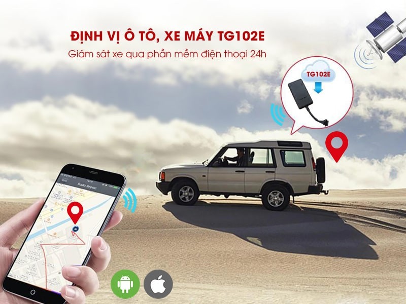 Tính năng cảnh báo chống trộm của thiết bị định vị TG102E