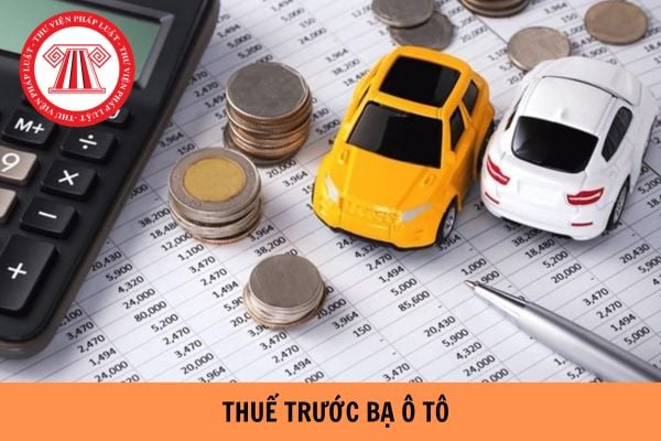 Hình ảnh minh họa việc nộp thuế trước bạ xe ô tô online