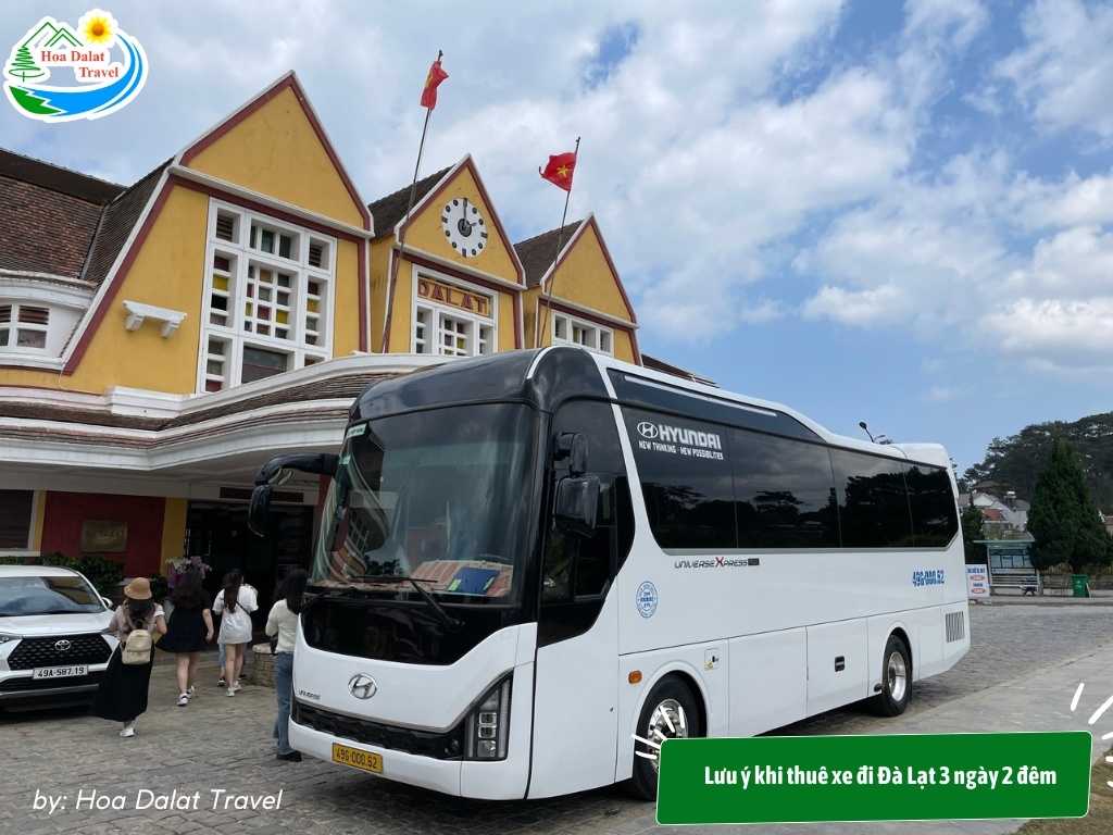 Lưu ý khi thuê xe ô tô Đà Lạt 2 ngày
