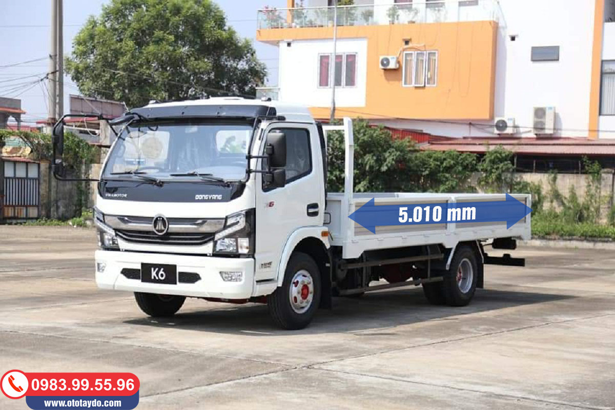 Phiên bản thùng lửng xe ô tô tải 5 tấn Nissan K6