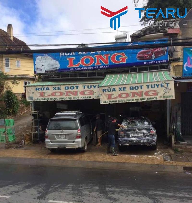 Trạm rửa xe ô tô Long Đà Lạt - Địa chỉ rửa xe uy tín