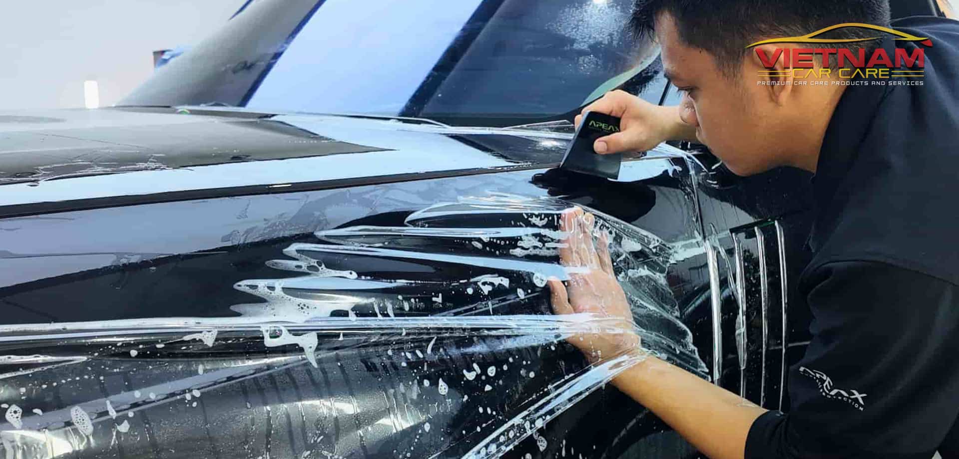 Ảnh minh họa khả năng chịu nhiệt độ cao của phim PPF trên bề mặt xe ô tô