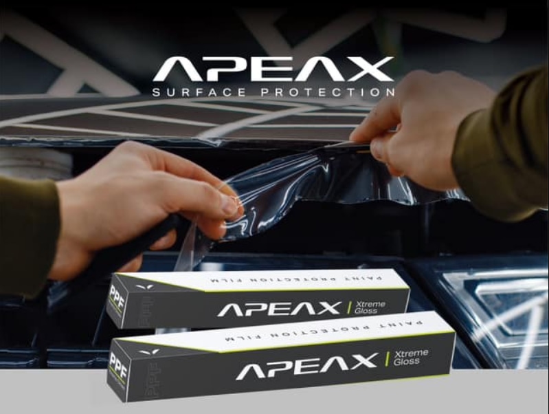 Ảnh cuộn phim PPF APEAX Xtreme-S chất liệu TPU, minh họa chất lượng phim PPF cho xe ô tô