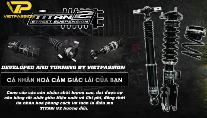 Titan V2 – Thương hiệu phuộc hiệu suất cao của Đài Loan