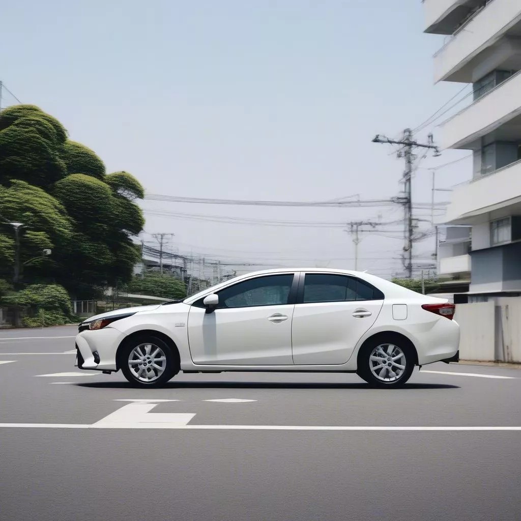 Hình ảnh xe Toyota Vios đời 2018 tại Nhật Bản