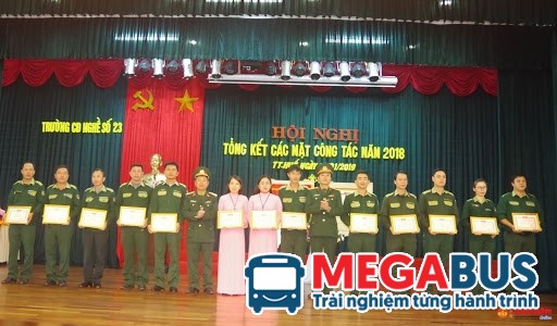 Ảnh toàn cảnh sân tập lái xe của Trường Cao đẳng nghề số 23