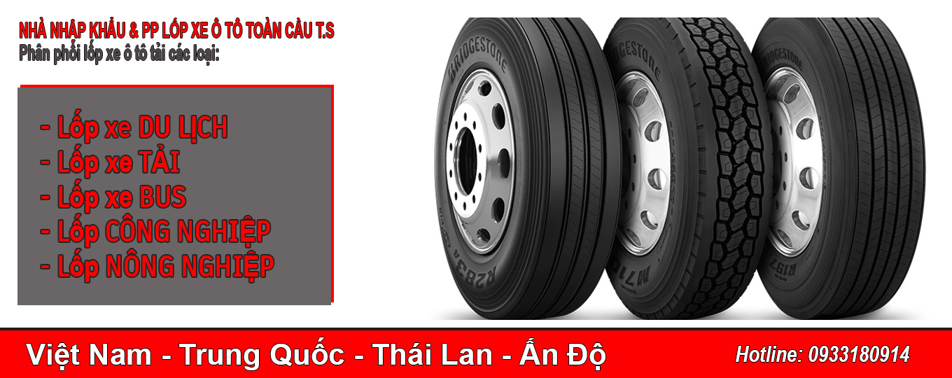 Kho lốp xe ô tô tải đa dạng chủng loại và kích thước