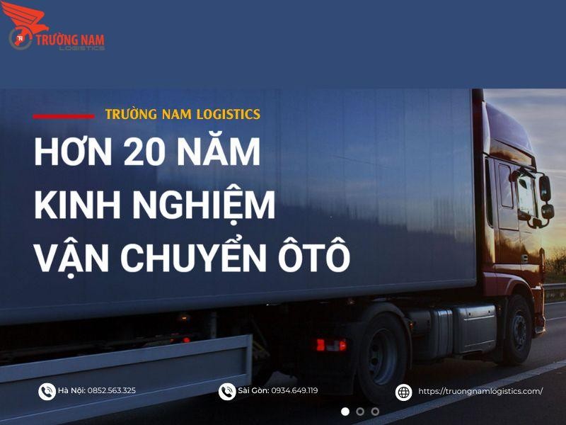 Trường Nam Logistics có nhiều năm kinh nghiệm trong vận chuyển xe ô tô