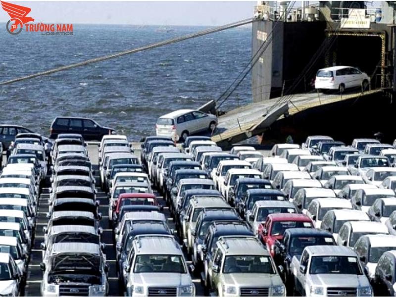 Vận chuyển xe ô tô số lượng lớn bằng đường biển