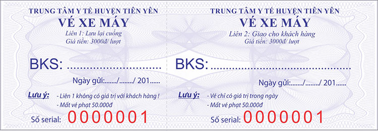 Vé xe máy và ô tô Tiên Yên
