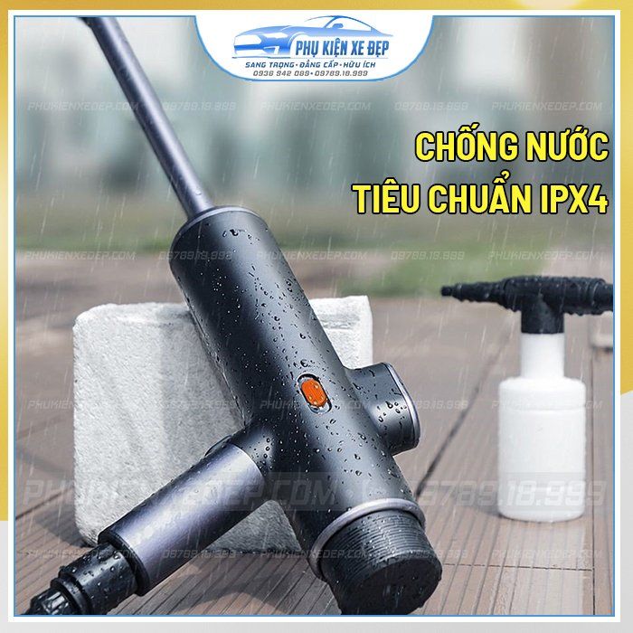 Vòi xịt rửa xe ô tô Baseus trong hộp