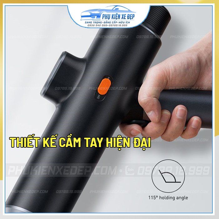 Vòi xịt rửa xe ô tô Baseus chất liệu cao cấp