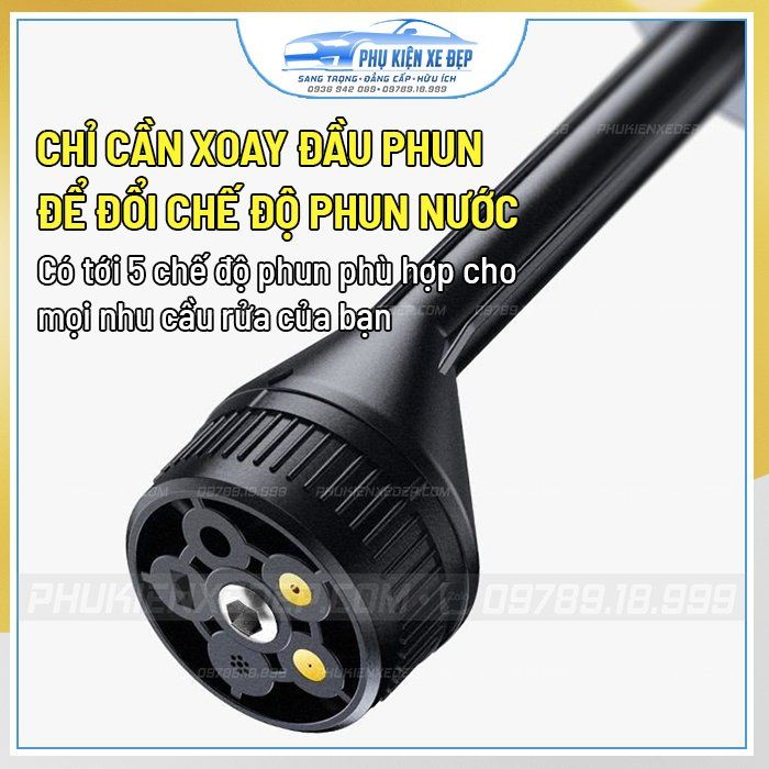 Vòi xịt rửa xe ô tô Baseus tiện lợi