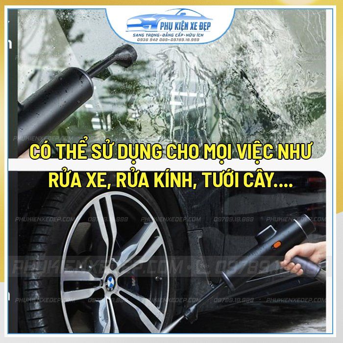 Vòi xịt rửa xe ô tô Baseus nhỏ gọn