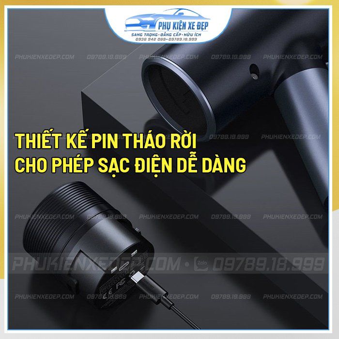 Vòi xịt rửa xe ô tô Baseus sử dụng dễ dàng