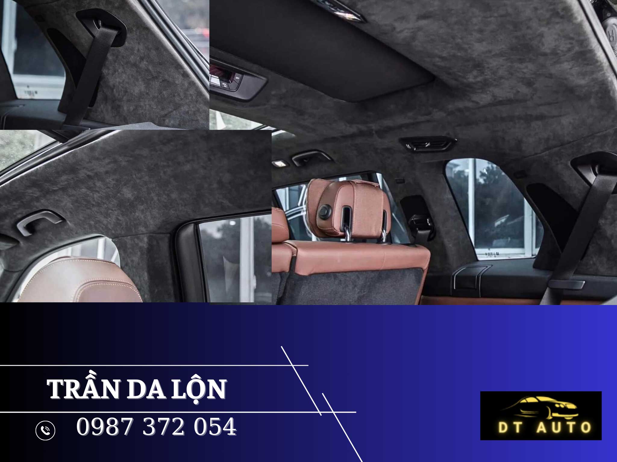 Bọc trần 5D 6D xe ô tô kết hợp cách âm cách nhiệt