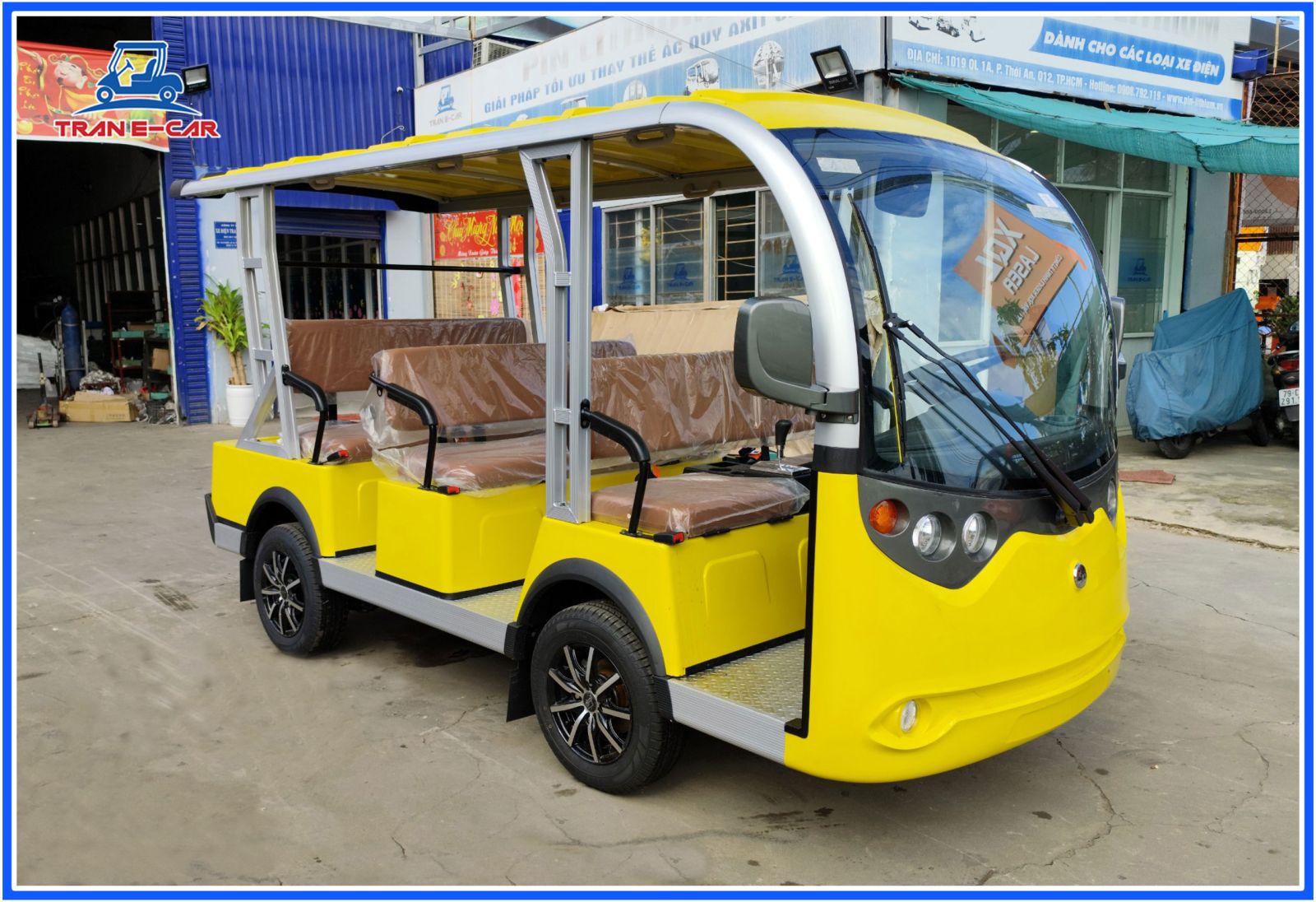 Ứng dụng đa dạng của xe điện 8 chỗ