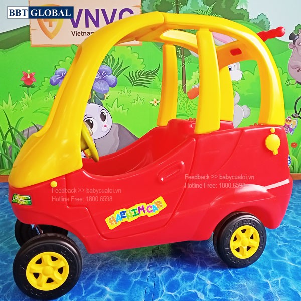 bố mẹ đẩy xe chòi chân ô tô haenim hnr283 nhập khẩu hàn quốc cho bé