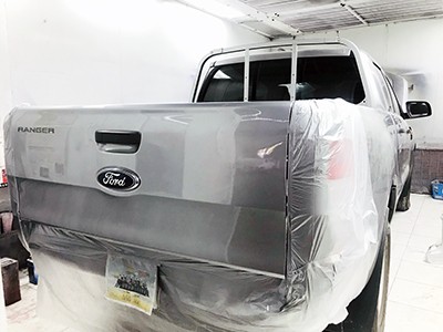 Xe Ford Ranger sau khi hoàn thành làm đồng sơn