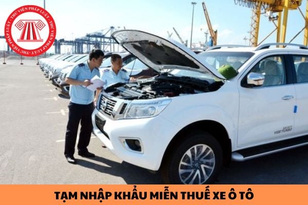 Hình ảnh minh họa xe ô tô được tạm nhập khẩu miễn thuế