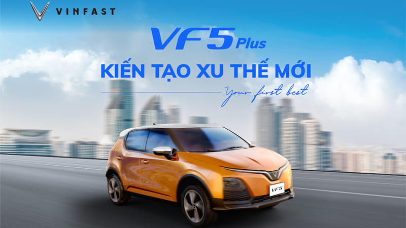 Đánh giá xe ô tô VinFast VF 5 Plus: Hình ảnh mẫu SUV điện hạng A