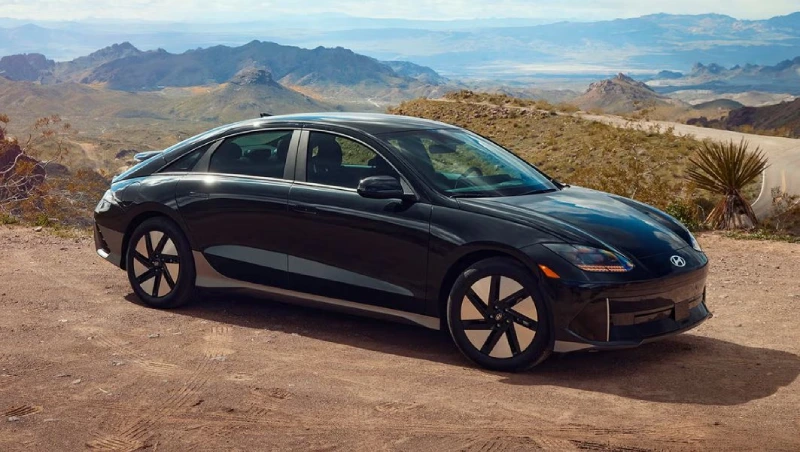 Mẫu xe ô tô điện Hyundai Ioniq 6 với thiết kế khí động học