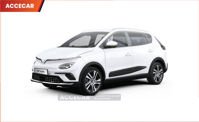 Dòng xe ô tô điện Vinfast VF e34 màu trắng bán chạy