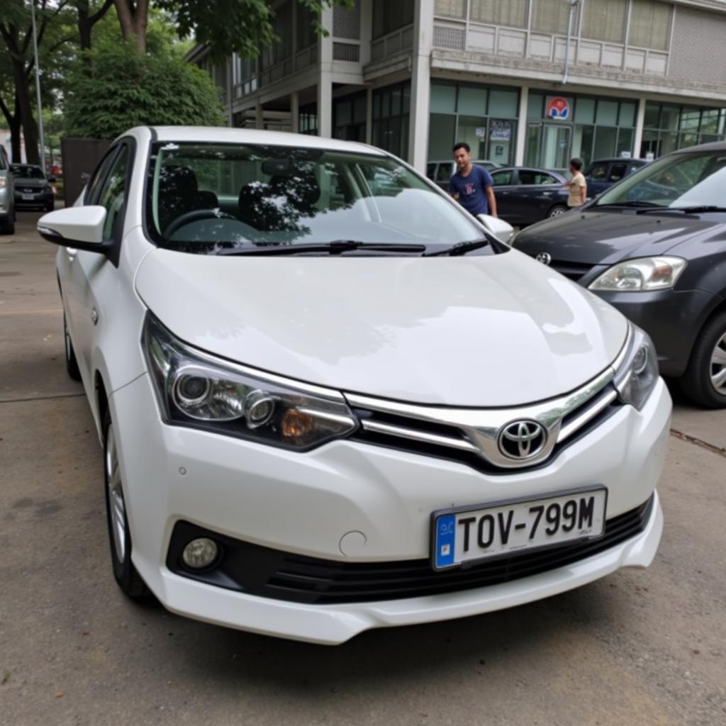 Toyota Vios đời cũ, mẫu xe bền bỉ thường thấy trong danh sách xe ô tô giá dưới 250 triệu