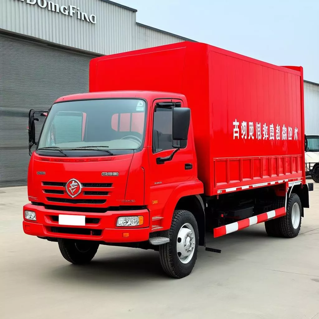 Hình ảnh minh họa xe tải Dongfeng, một thương hiệu xe Trung Quốc phổ biến