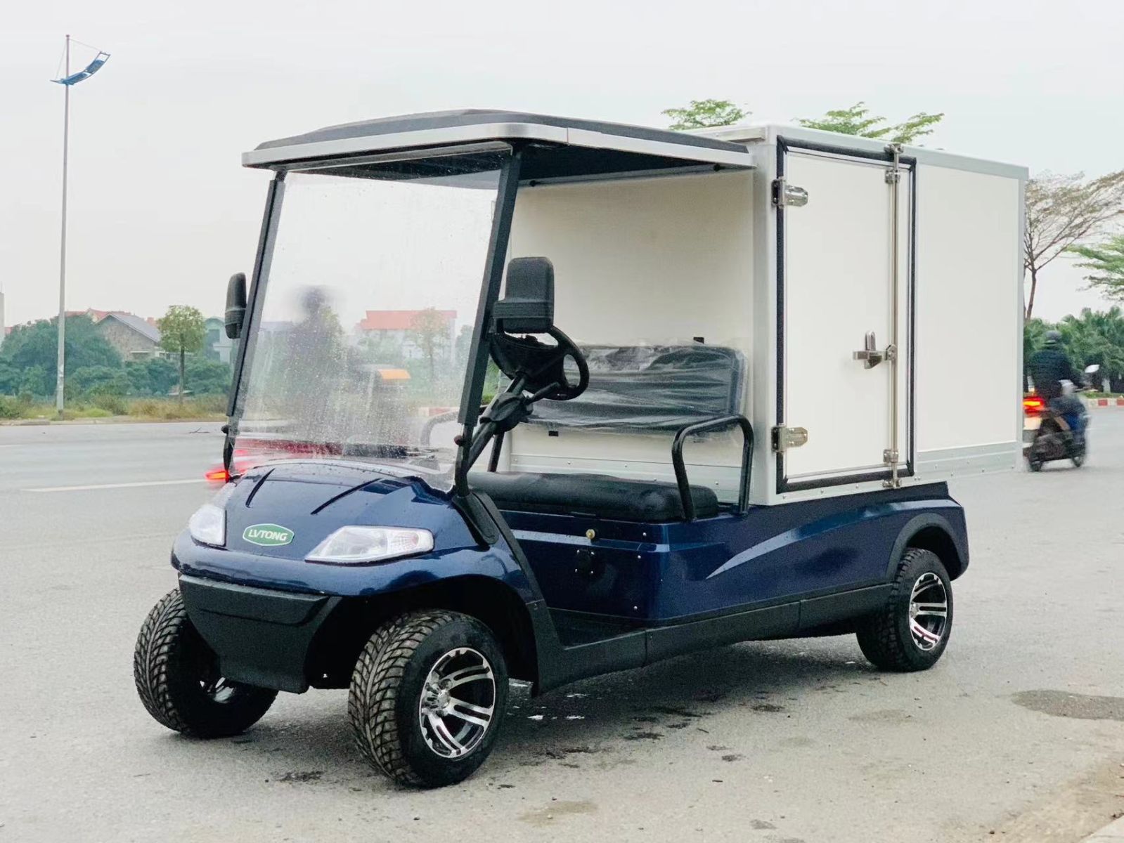 Xe điện chở hàng Lvtong cỡ nhỏ 2 chỗ ngồi