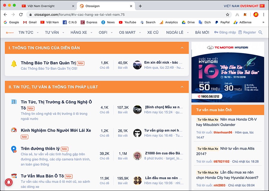 Otosaigon - Diễn đàn xe ô tô lớn nhất Việt Nam