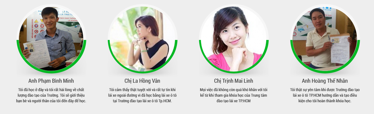 Ý kiến và đánh giá của học viên về trường học lái xe ô tô uy tín ở TPHCM