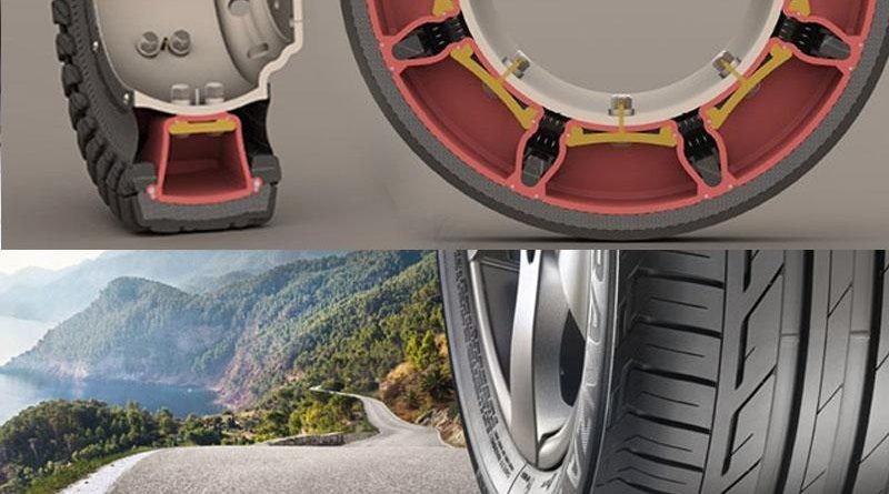 Mặt cắt lốp xe ô tô và vị trí của yếm