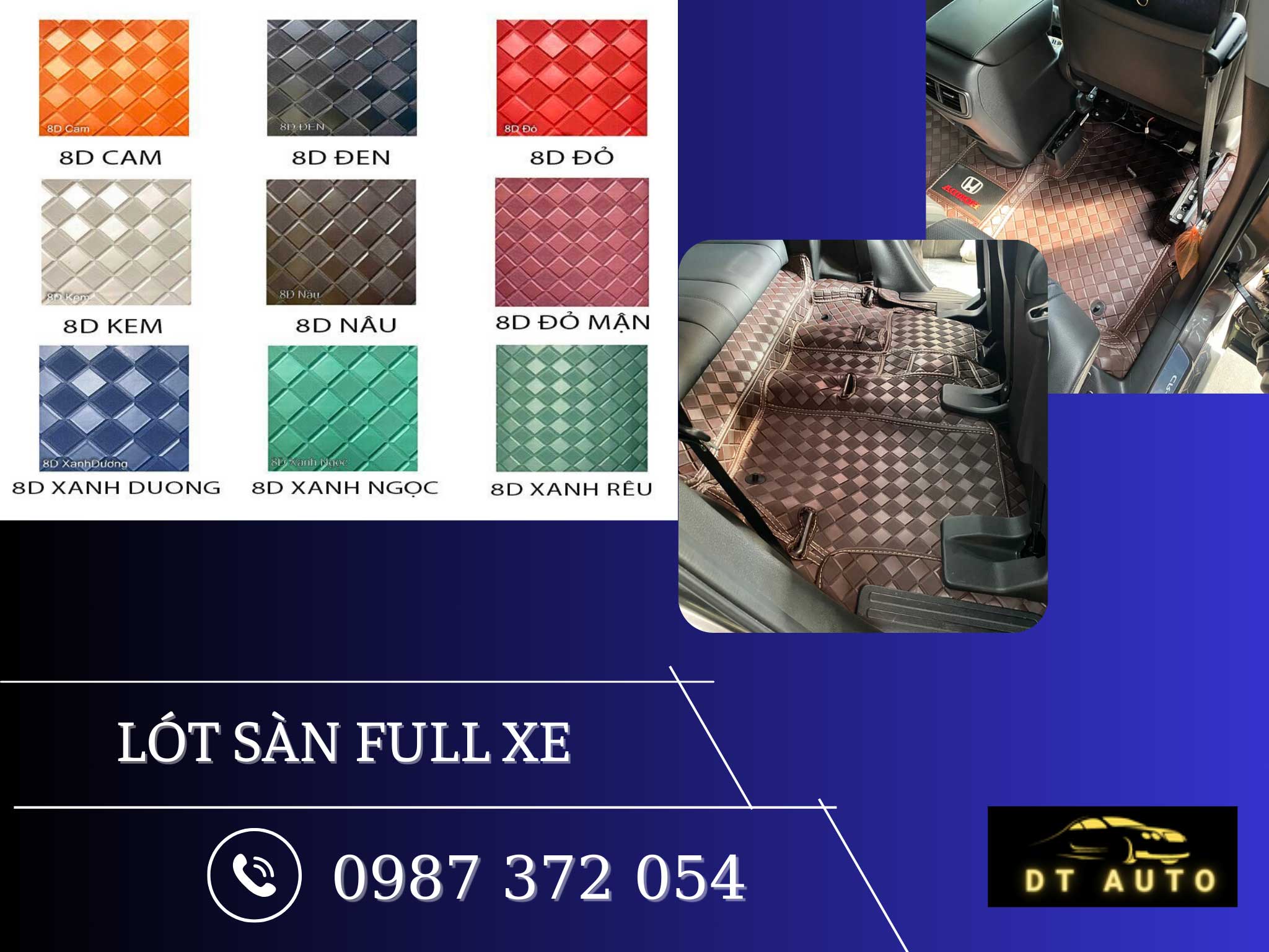 Nội thất xe bọc sàn 360 tại Sài Gòn