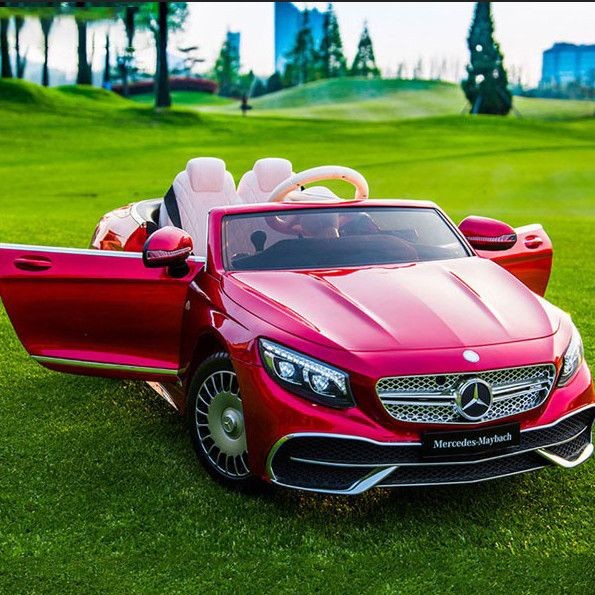 Xe ô tô điện trẻ em Mercedes Maybach S650 màu đỏ