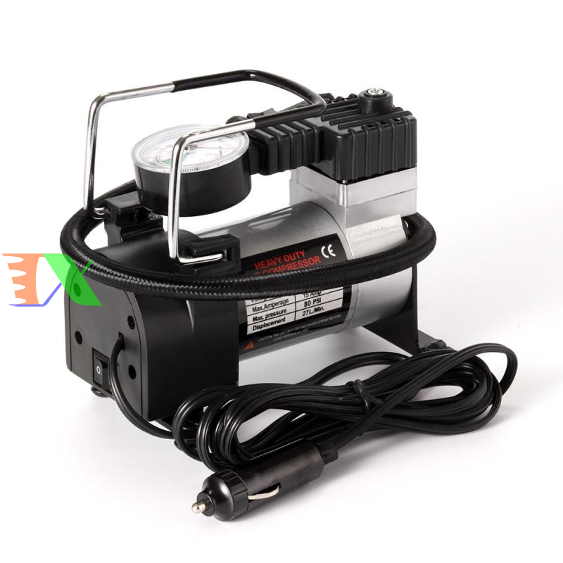 Bơm lốp ô tô xe máy mini điện 12V 220V: Lựa chọn & sử dụng hiệu quả
