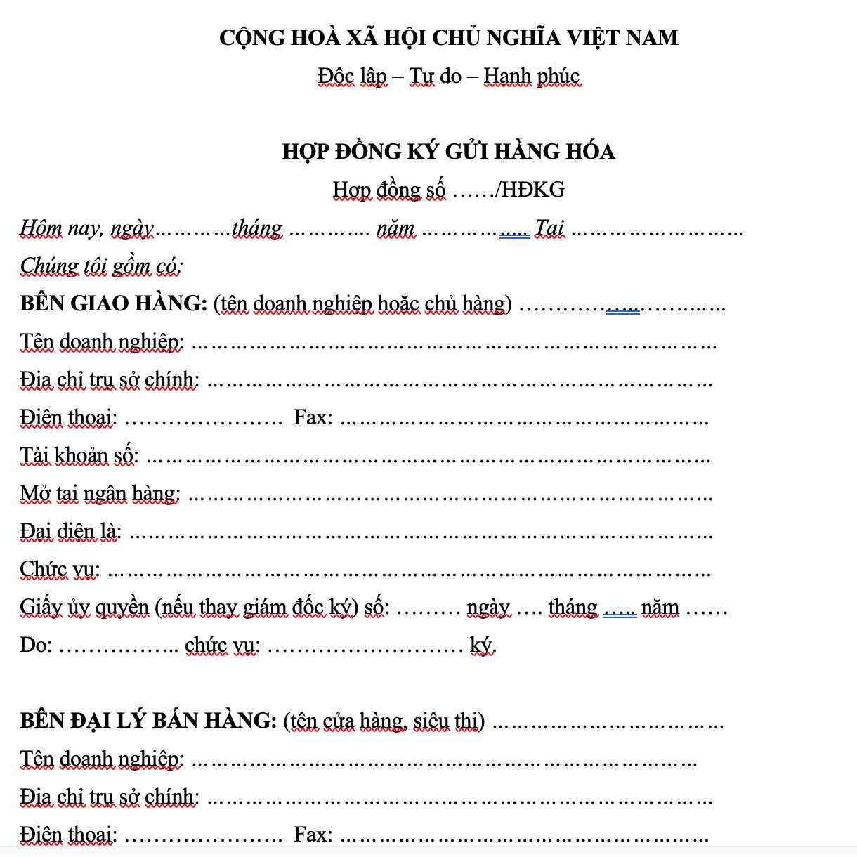 Mẫu Hợp Đồng Ký Gửi Xe Ô Tô Chuẩn, Hợp Pháp Và Hiệu Quả