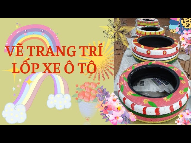 Lốp Xe Ô Tô Cũ Để Trang Trí: Biến Phế Liệu Thành Tác Phẩm Nghệ Thuật