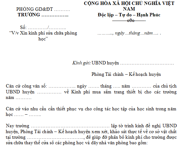 Mẫu Tờ Trình Bảo Dưỡng Xe Ô Tô Hiệu Quả Và Chuyên Nghiệp