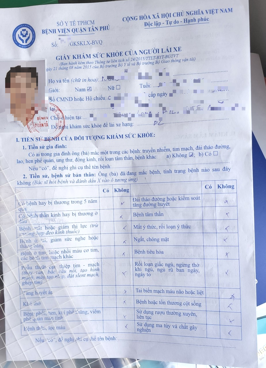Phiếu Khám Sức Khỏe Lấy Bằng Xe Ô Tô: Hướng Dẫn Chi Tiết A-Z