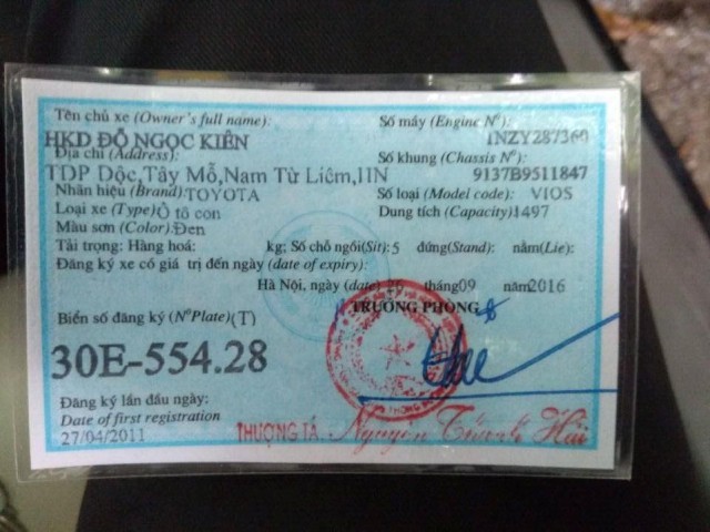 Thủ tục đăng ký xe ô tô tại Biên Hòa chi tiết nhất