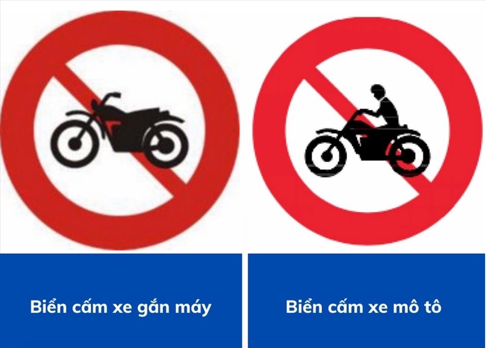 Biển báo cấm xe máy vượt ô tô: Quy định và ý nghĩa