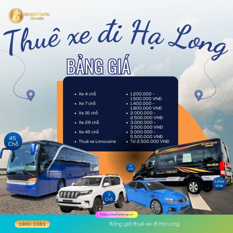 Thuê Xe Ô Tô 16 Chỗ Đi Hạ Long: Hướng Dẫn Chi Tiết Từ A-Z