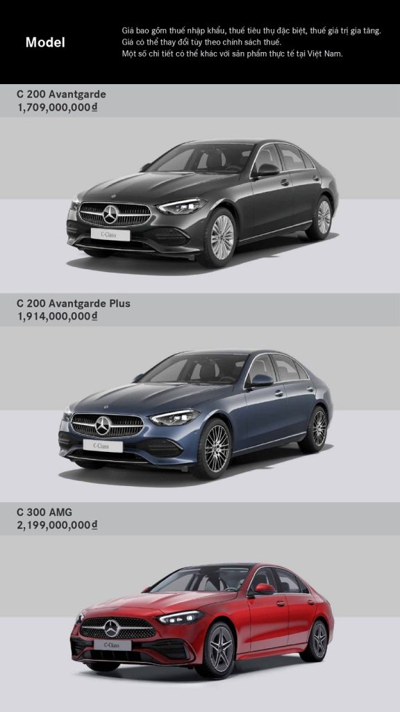 Xe Ô Tô Mercedes Giá Bao Nhiêu? Cập Nhật Bảng Giá Mới Nhất