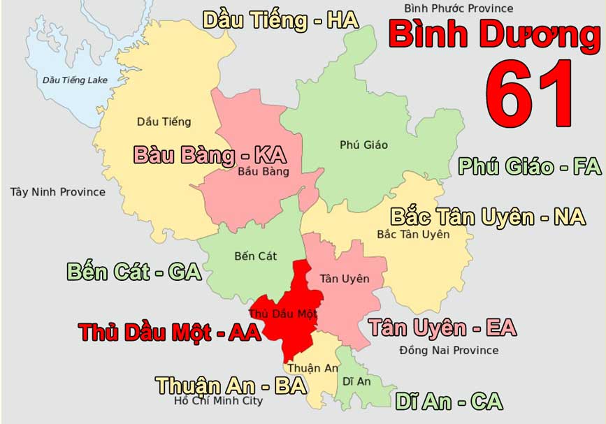 Biển số xe ô tô Bình Dương: Quy định và hướng dẫn chi tiết