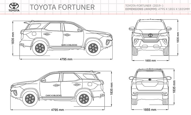 Vị trí đặt kích xe ô tô Fortuner chuẩn xác và an toàn