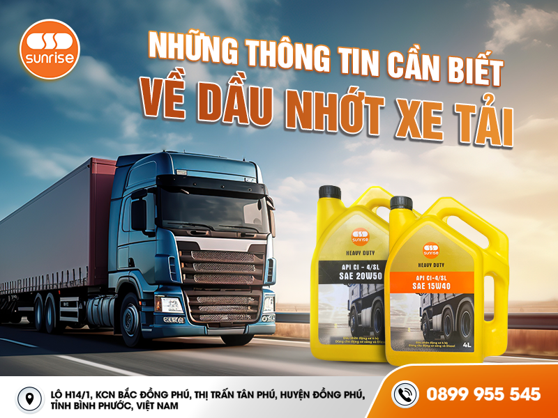 Xe ô tô tải thường dùng loại dầu nhớt nào: Giải đáp và lựa chọn
