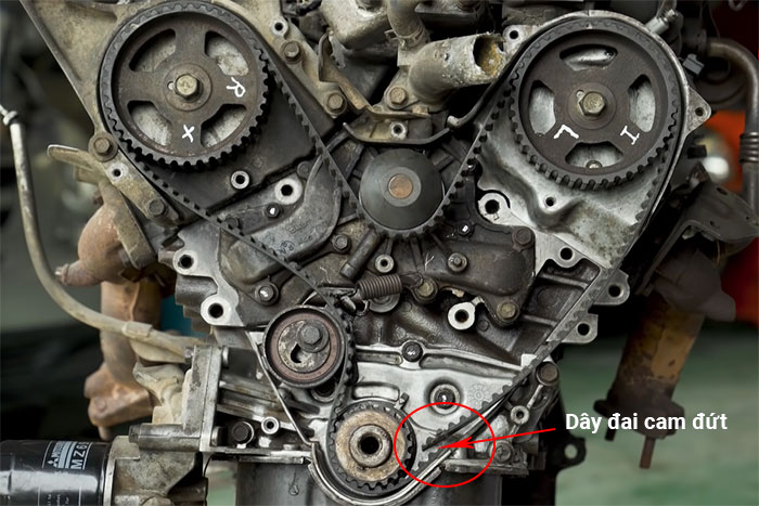 Xe ô tô bị đứt dây cam site www.otofun.net: Nguyên nhân và cách xử lý