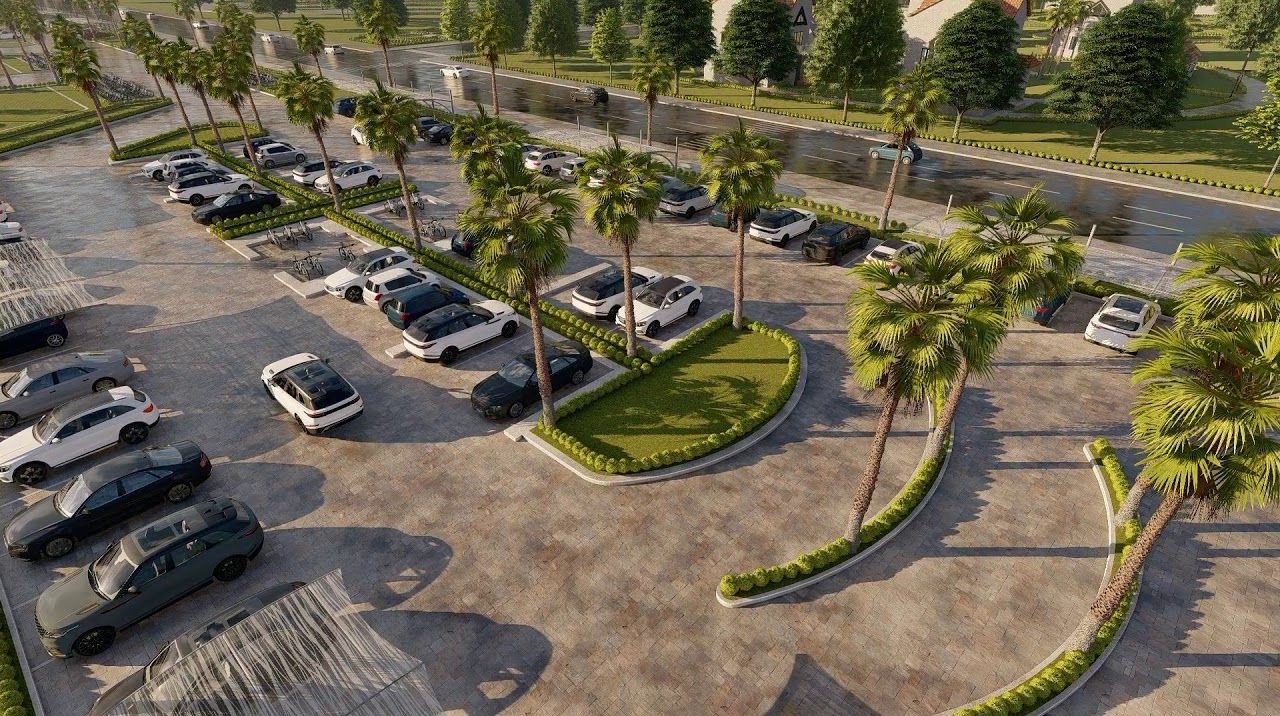 Bãi đỗ xe ô tô CAD: Hướng dẫn thiết kế và bản vẽ chi tiết
