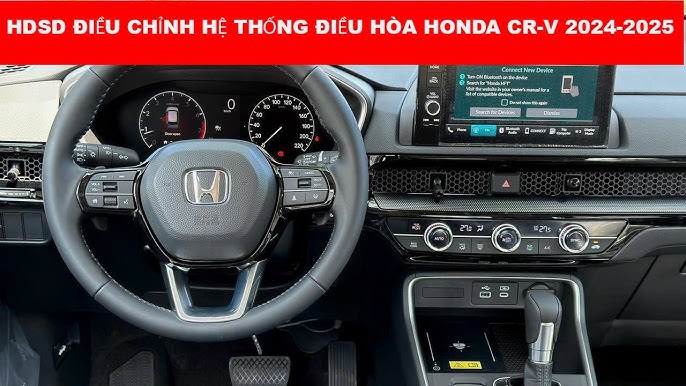 Cách Chỉnh Đồng Hồ Trên Xe Ô Tô CRV Chi Tiết Nhất